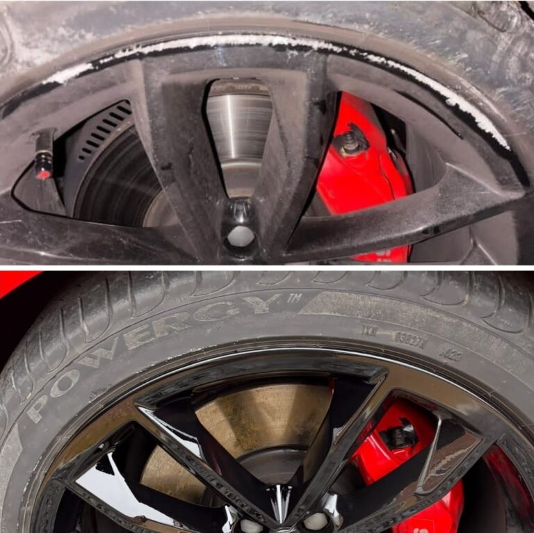 Alloy wheel repair service by AutoScratch for kerb damage scuffs scratches and alloy refurbishment