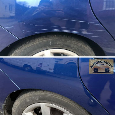 Car fender dent repair by Autoscratch